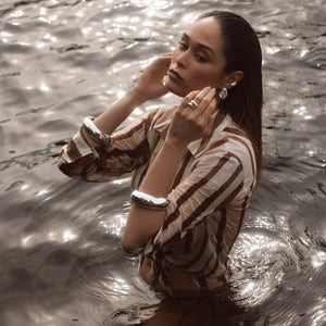 Le Bangle Bracelet - Argent