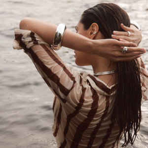 Le Bangle Bracelet - Argent
